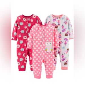 Cater’s Fleece Pajamas Loose Fit Fleece Footless